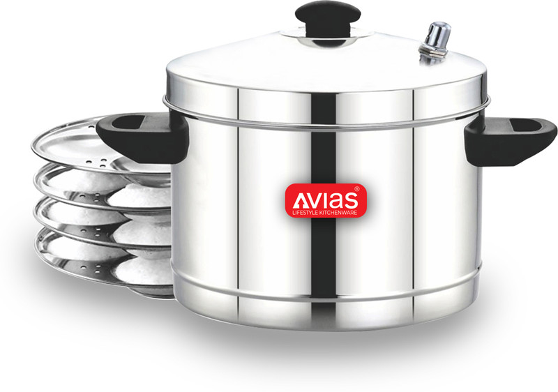 AVIAS Classic Eco Idly Cooker 4 Plate Induction & Standard Idli Maker(4 Plates , 16 Idlis )