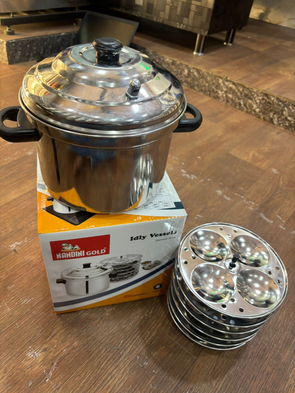 mahaveer impex Induction Idli Maker(6 Plates , 24 Idlis )