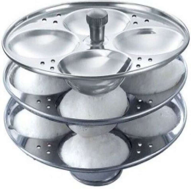 MITHALI 02-Plate Stainless Steel Idli makerS22 Induction & Standard Idli Maker(2 Plates , 8 Idlis )