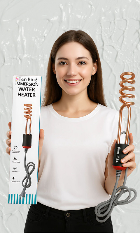 Ten Ring 2000W Shockproof Immersion Rod Instant Water Heating 2000 W Shock Proof Immersion Heater Rod(Water)