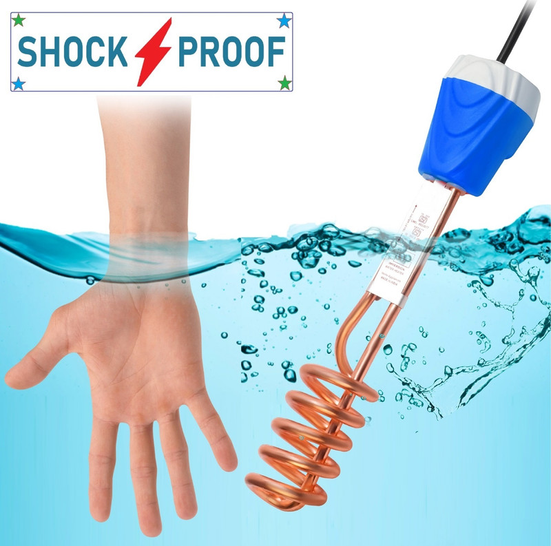 Pure Watt ISI Mark Shock-Proof & Water-Proof PWX015 Copper 2000 W Shock Proof Immersion Heater Rod(Water)