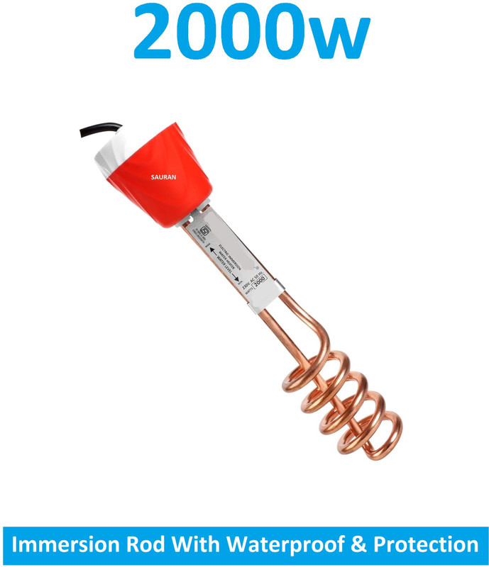 Sauran Electric Water Heater Immersion Rod With Waterproof & Protection (WHR10) 1500 W Immersion Heater Rod(Water Rod)