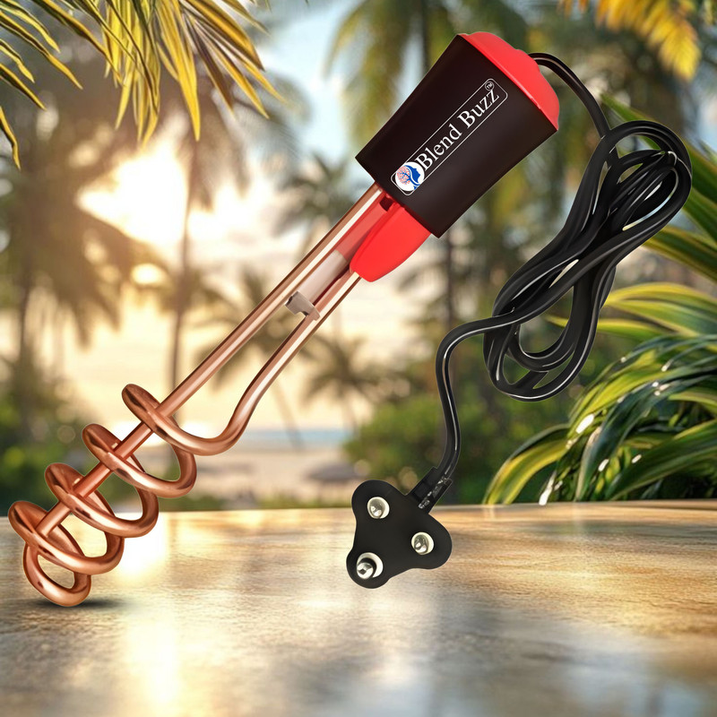 Blend Buzz 2000W heater rod for hot water 2000 W Shock Proof Immersion Heater Rod(Water)