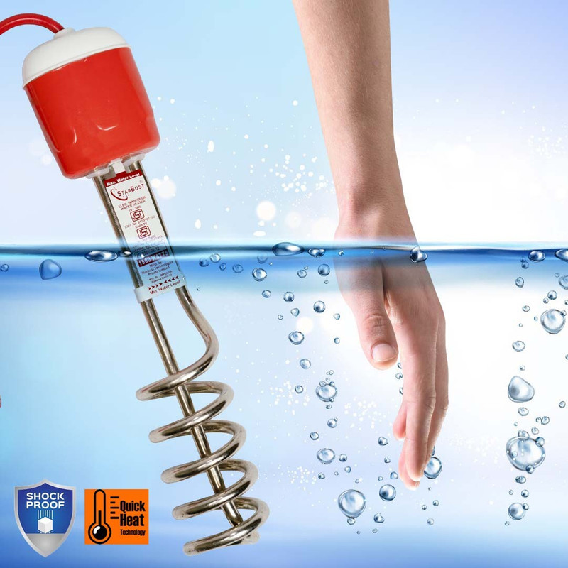 Redbox ISI Mark Shock-Proof & Water-Proof 100% Copper RB15A 1500 W Immersion Heater Rod(Water)