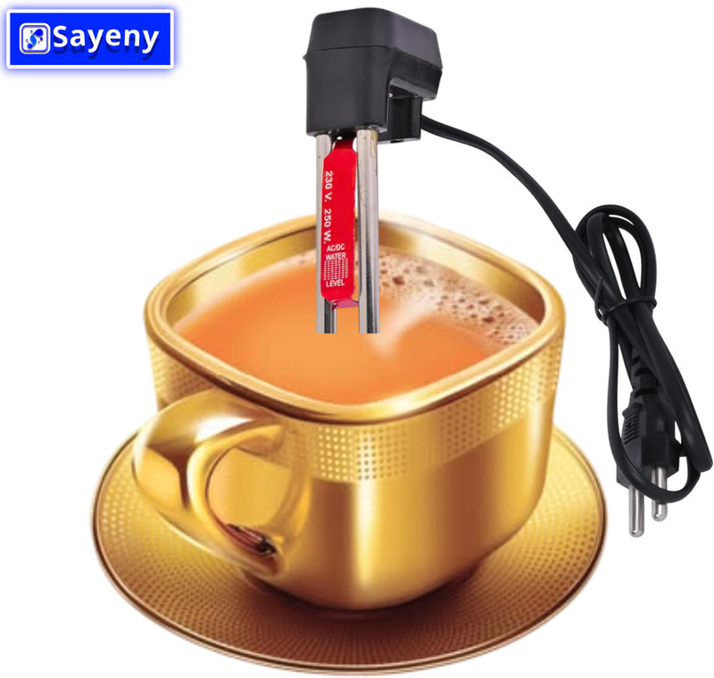 ambe Electric Mini Instant Portable Coffee,Tea Heater Ideal for Milk,Water,Soup 1500 W Shock Proof Immersion Heater Rod(water)