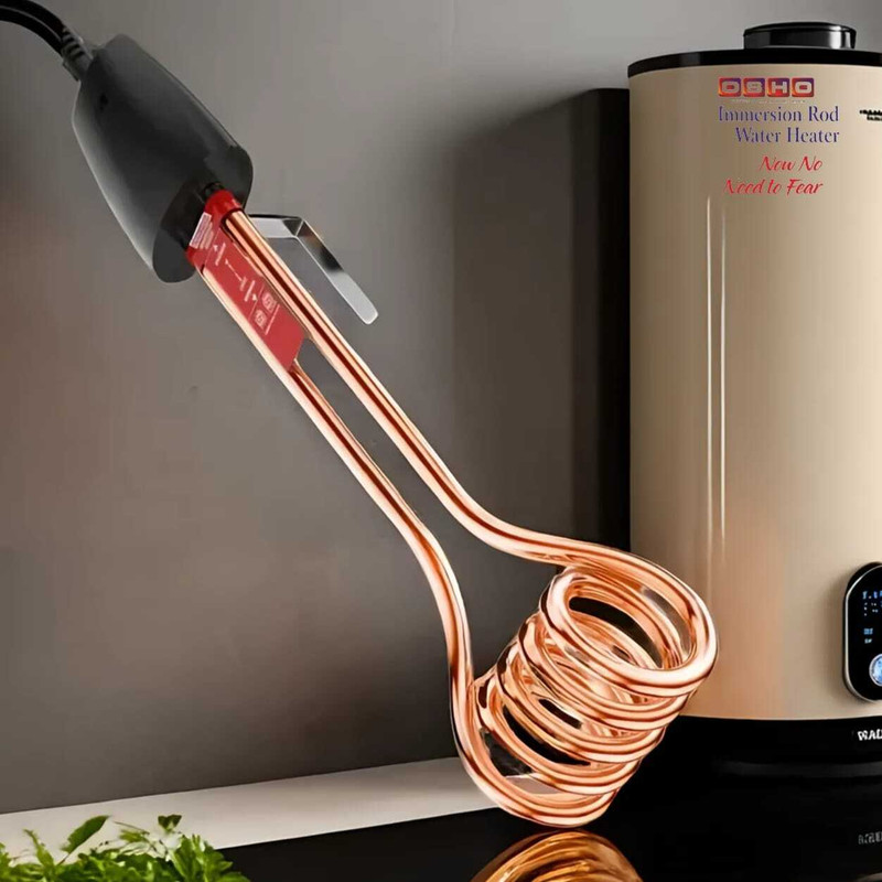 Moonstruck 100% Copper SHOCK PROOF IMMERSION ROD 1500 W Shock Proof Immersion Heater Rod(Water)