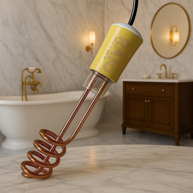 Raio Heavy Material 100% Shock proof Imersion Rod 1500 W Shock Proof Immersion Heater Rod(WATER, OIL, ANY LIQUID, water proof, heavy duty)