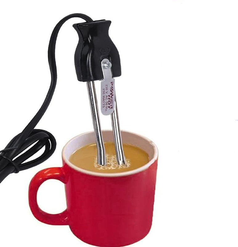 huda studio Shock Proof Immersion Rod Water Heater Stainless Steel Fast Heating Bucket Use 1000 W Shock Proof Immersion Heater Rod(water)