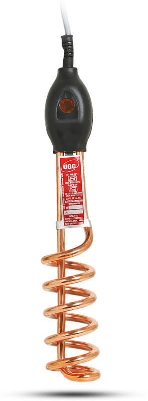 UGC Premium 1500W Immersion Water Heater power inductor LED 100% Copper Shock-Proof 1500 W Shock Proof Immersion Heater Rod(Water)