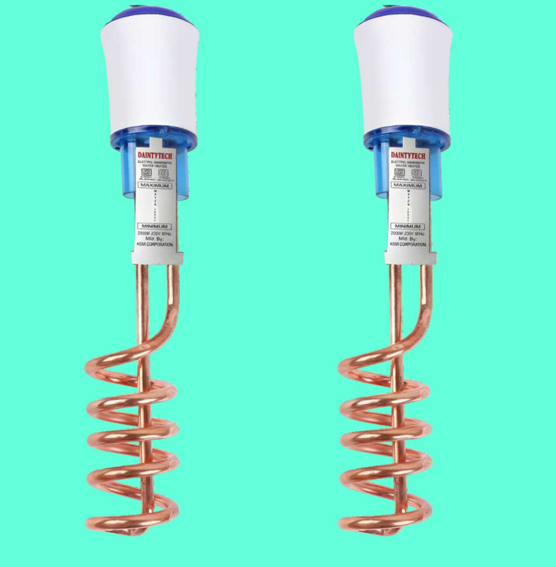 Dainty TECH Electric Water Immersion Heater for Bathroom WIR-024 2000 W Shock Proof Immersion Heater Rod(Water)