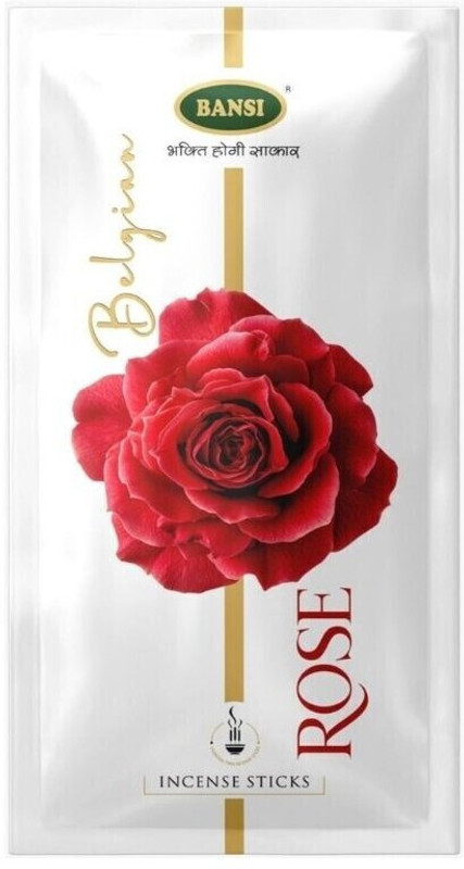 BANSI Premium Belgian Rose Zipper Agarbatti Gulab(100 g, Set of 1)