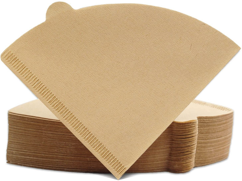 CELEVO Coffee Filter Paper 100 pcs Compatible with V60 Dripper - Drip coffee filter Indian Coffee Filter(150 ml)