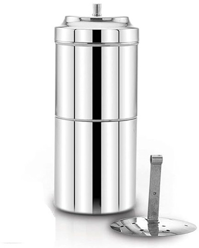 Bhavana Stainless Steel Filter Coffee Maker Small Size,4-6 cups, 200 ml Indian Coffee Filter(200 ml)