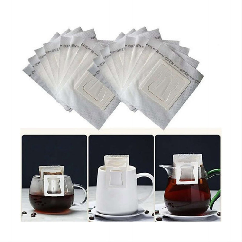 lais enterprises 50Pcs Drip Bag filter paper for medium grind coffee Indian Coffee Filter(0 ml)