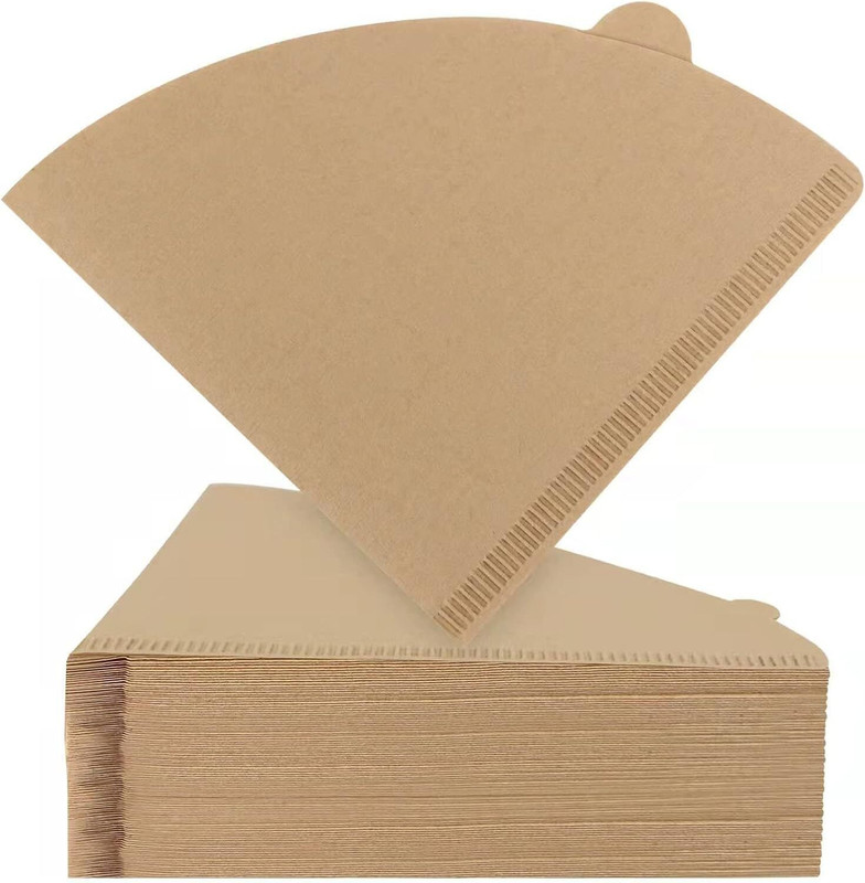 TWYN V60 V02 Coffee Filter Papers – Size 02, Unbleached Natural Paper, 1-4 Cup Indian Coffee Filter(400 ml)