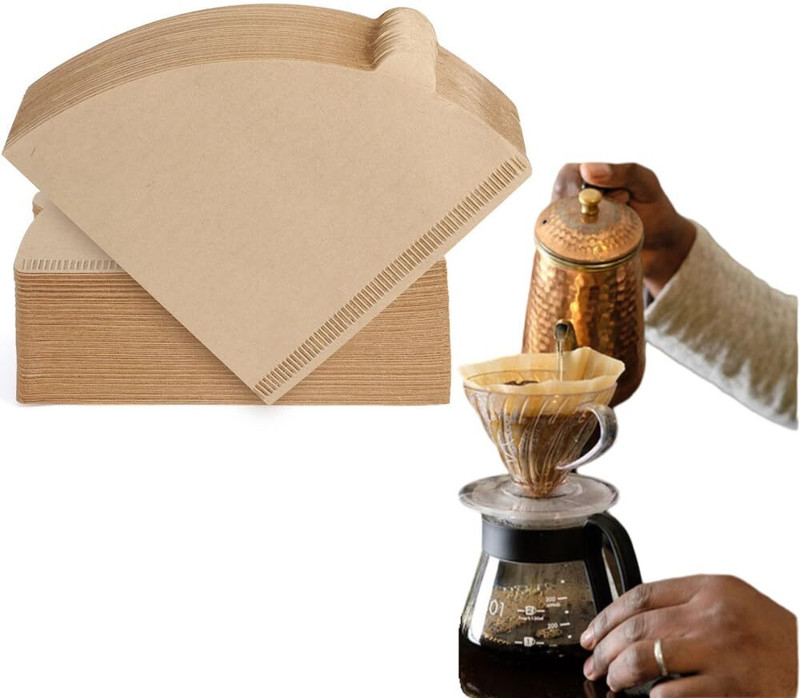 lais enterprises Cone Coffee Filters Disposable Pour Over Coffee Filter 100 Pcs Indian Coffee Filter(100 ml)