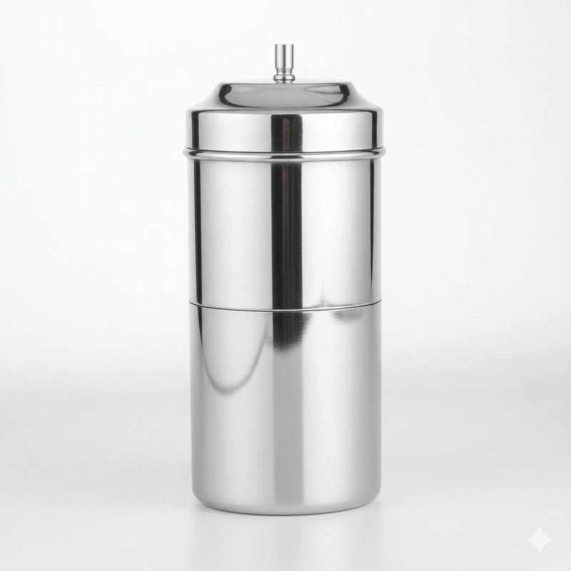 Anantha Premimum Stainless Steel 500 ml South Indian Coffee Filter Indian Coffee Filter(500 ml)