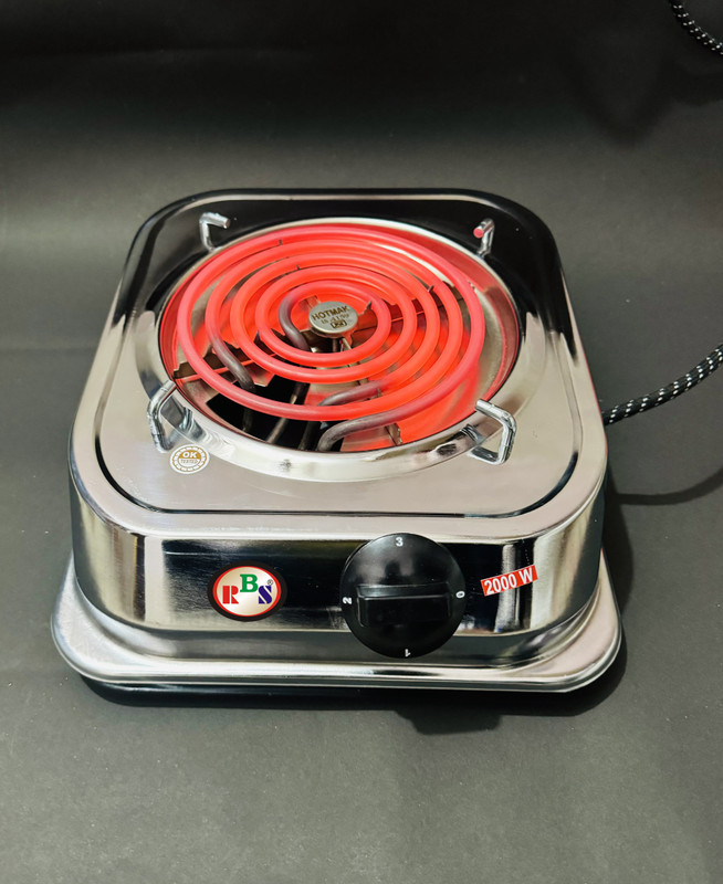 RBS 1250 W Induction Cooktop Push Button(Silver, 2000 Watts Electric Cook Heater Stove Cooktop | Electric Induction)