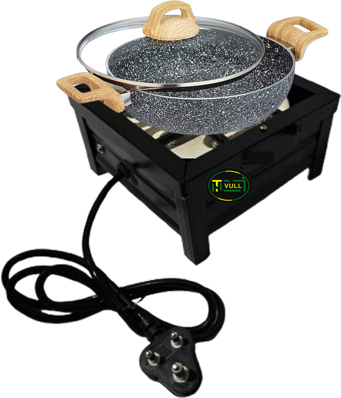 NETVULL 2000 W Radiant Cooktop Jog Dial(Black, High Quality 2000W Single Burner Electric Cooking Stove Solid Hotplate Hot)