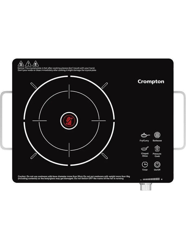 Crompton 2200 W Infrared Cooktop Touch Panel(Silver, ACGIC-INFRSERV2200)