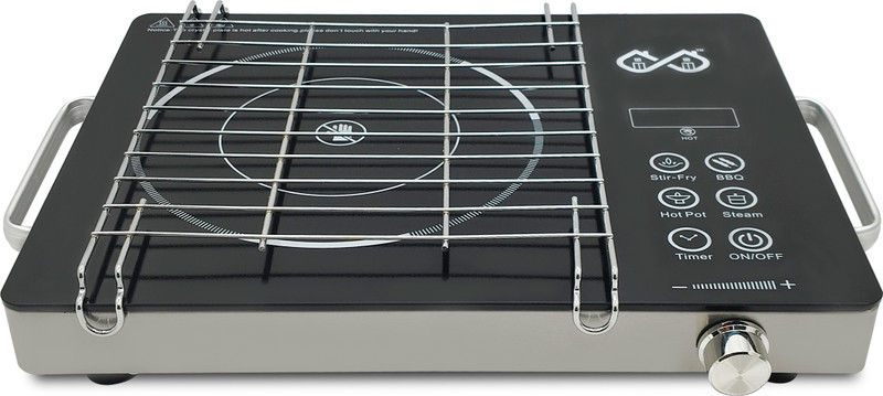 Sigri-wala 2200 W Radiant Cooktop Touch Panel(Black, Silver, SW-INFRA-2200)
