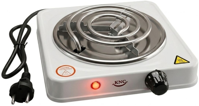 electromate 1000 W Radiant Cooktop Push Button(White, EM-HP-1000W-HOT-PLATE)