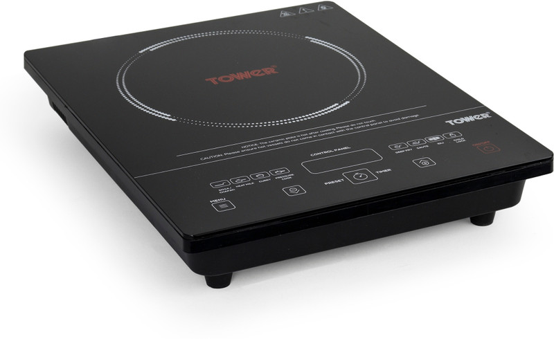Tower 2000 W Induction Cooktop Touch Panel(Black, Windsor, 7 Preset Menus, Portable Electric Stove, Fast Heating, Energy Efficient)