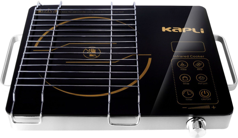 KAPLI 2500 W Infrared Cooktop Touch Panel(Black, Auto-Off (Suitables for all types of Utensil))