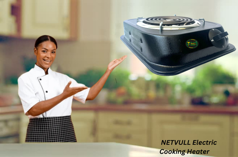 NETVULL 2000 W Radiant Cooktop Jog Dial(Black, Household 2000W Single Burner Electric Coil Stove With Adjustable Temperature)