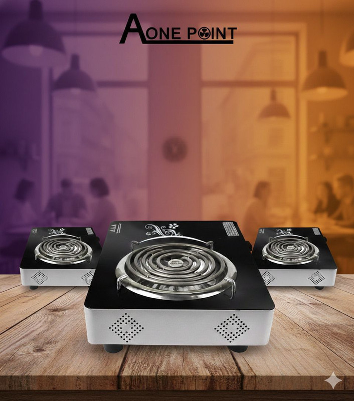 AONE POINT 2000 W Induction Cooktop Touch Panel(Black, 2000W-Blk_induc9)