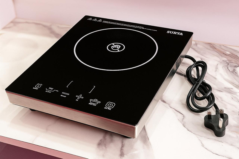 SURYA ROSHNI LIMITED 2200 W Infrared Cooktop Touch Panel(Black, infrared cooktop)