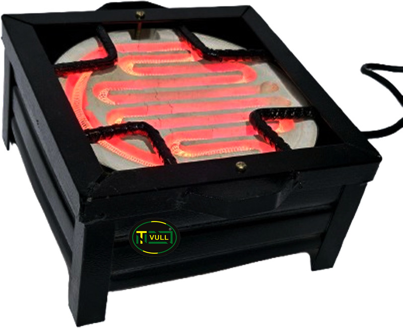 NETVULL 2000 W Radiant Cooktop Jog Dial(Black, Portable Hot Plate Electric Cooking Stove Black 1 Burner Household Appliance)