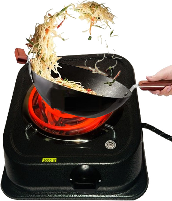 NETVULL 2000 W Radiant Cooktop Jog Dial(Black, 2000 Watts Sealed Hotmak Electric Coil Hot Plate Induction Cooktop/ Stove)