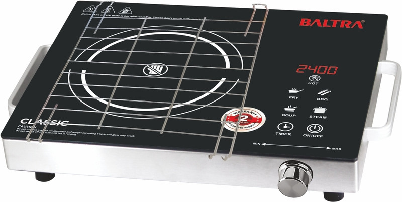 Baltra 2400 W Infrared Cooktop Touch Panel(Black, BIC-169)