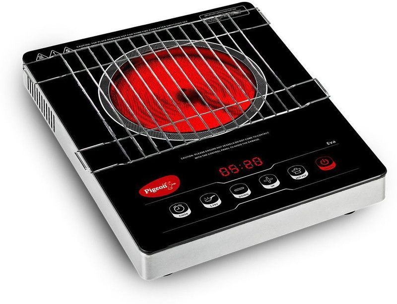 Pigeon 2000W Infrared Cooktop with Touch Panel – Black