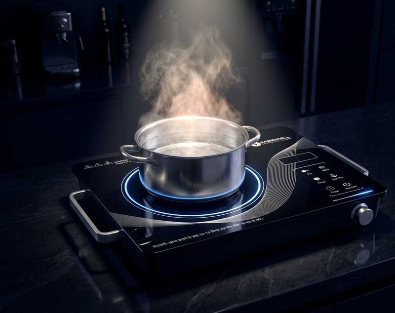 SABEWELL 2600 W Infrared Cooktop Touch Panel(Black, MAGMA 2600W)