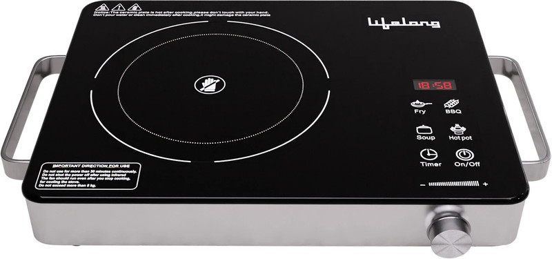Lifelong 2000 W Radiant Cooktop Touch Panel(Black, Infrared InductionLLIRC001)