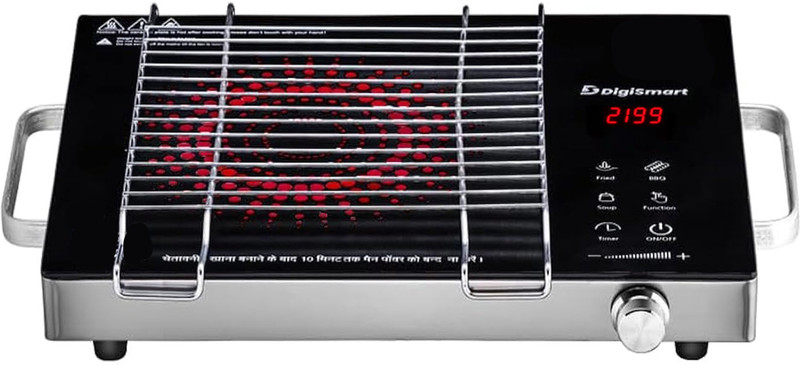 DIGISMART 2199 W Induction Cooktop Touch Panel(Black, Emerald Auto-Off Infrared)