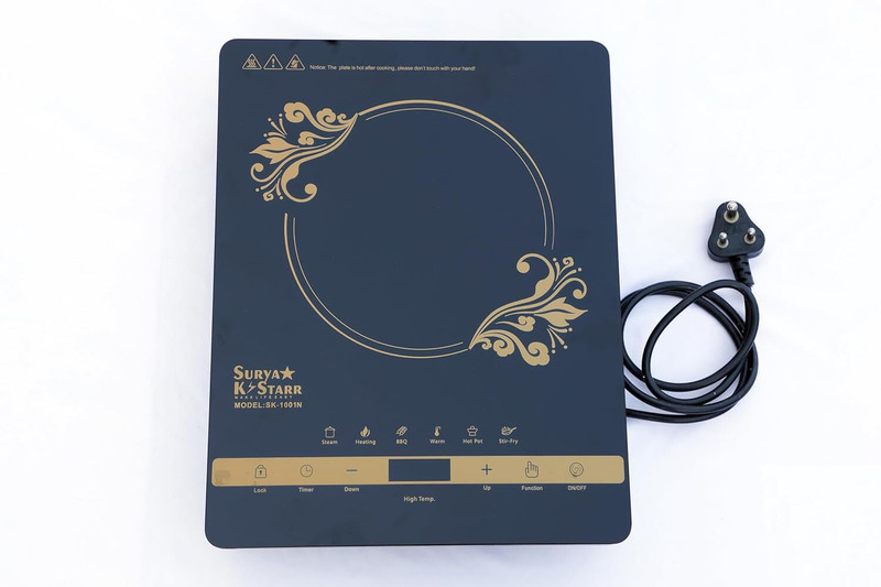 SANGAM 2000 W Induction Cooktop Push Button(Black, Infrared Induction Cooker Induction Stove)