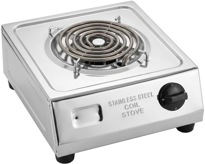 QUALX 2000 W Radiant Cooktop Jog Dial(Silver, ISI Mark 2000W Favourite Shock-Proof only on earthing Electric Cooking Heater)