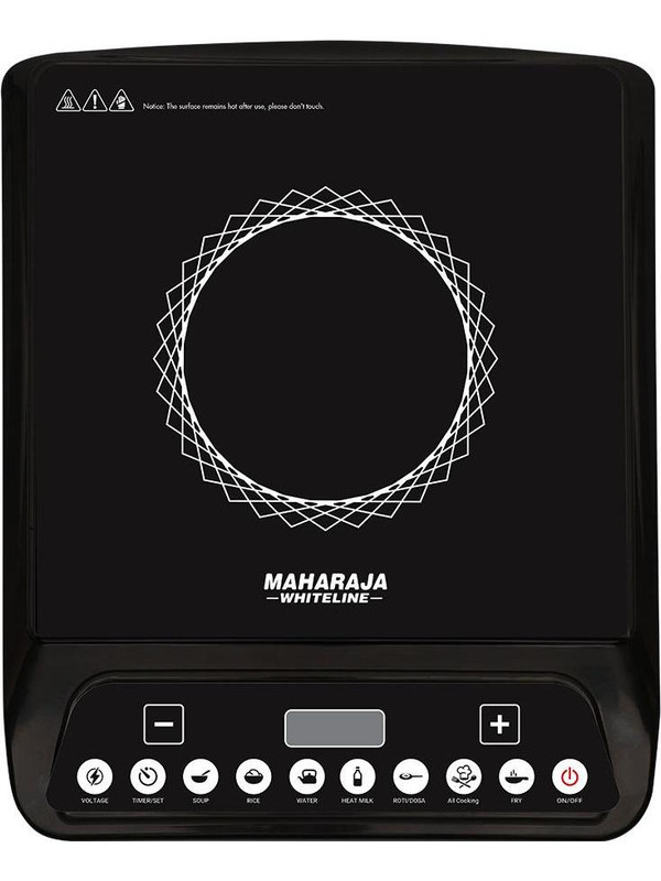 MAHARAJA WHITELINE 1300 W Induction Cooktop Touch Panel(Black, IC-130)