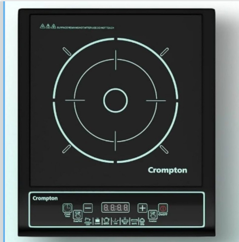 KEMAJUAN 1200 W Induction Cooktop Push Button(Black, KICT0212)
