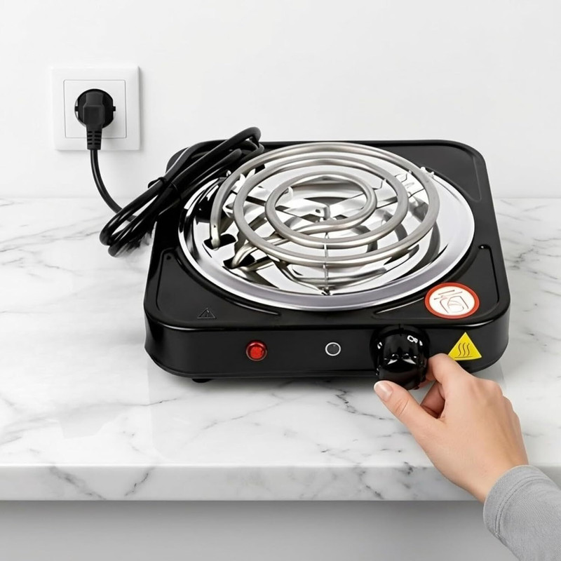 DRUMSTONE 1000 W Induction Cooktop Push Button(Multicolor, 1000W Electric Hot Plate Portable Cooking Stove Multicolor Compact Home Use)