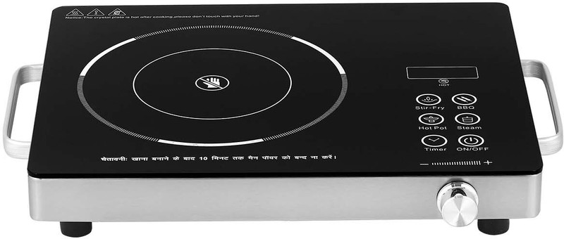 Chakmak 2200 W Infrared Cooktop Touch Panel(Black, Silver, CKNT5483)