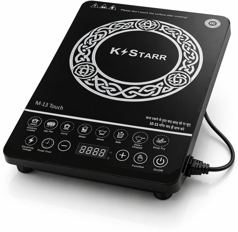 DR TRONIC 2000 W Induction Cooktop Touch Panel(Black, Silver, M13 Touch)