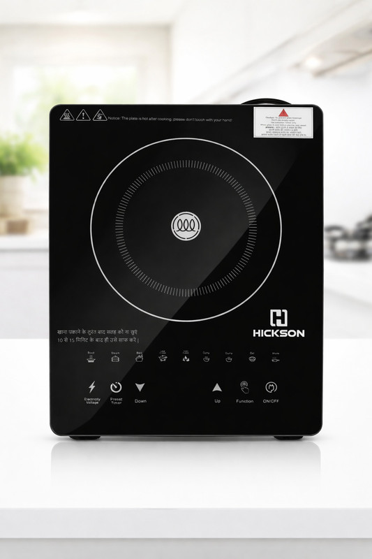 hickson 2000 W Induction Cooktop Touch Panel(Black, InductoElite Touch Panel 2000W)