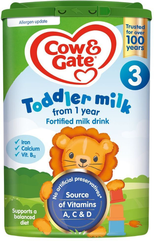Cow & Gate 3 Toddler Milk, UK made Baby Milk Powder(800 g, 12+ Months)