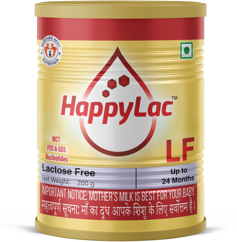 Happylac Lactose Free Baby Formula, 200g, Up to 24 Months(200 g, Upto 24 Months)