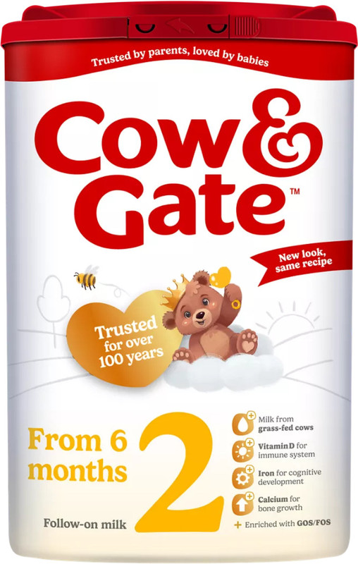 Cow & Gate 2 Follow-on Milk, UK made(800 g, 6+ Months)