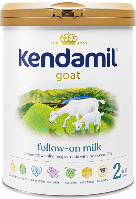 Kendamil Goat Stage 2 follow on Milk baby formula 6-12 month 800g(800 g, 6+ Months)